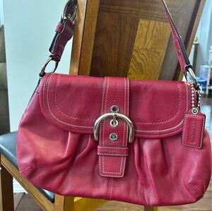 Coach Y2K Soho Pleated Bag with Buckle Detail